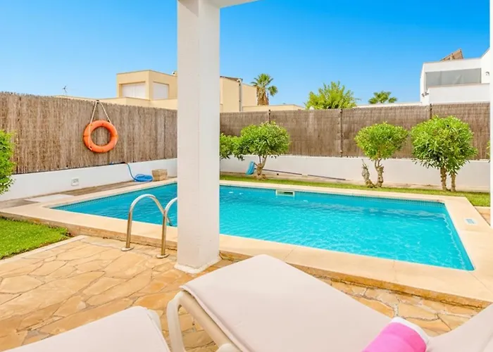 Familienfreundliches Charmantes Mit Grill, Terrasse Und Garten * Can Picafort